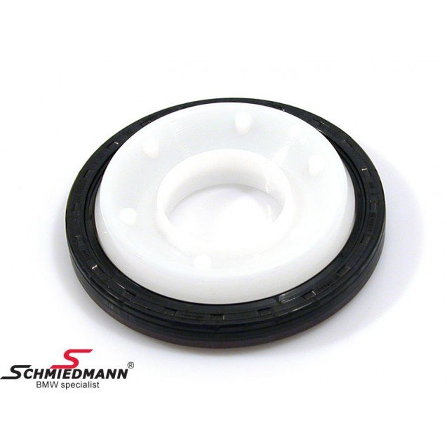 Arka Krank Keçesi M47 M47N M57 M57N -Kapaklı-