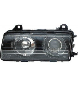 Komple Far E36 Siyah Sol  -Merceksiz-